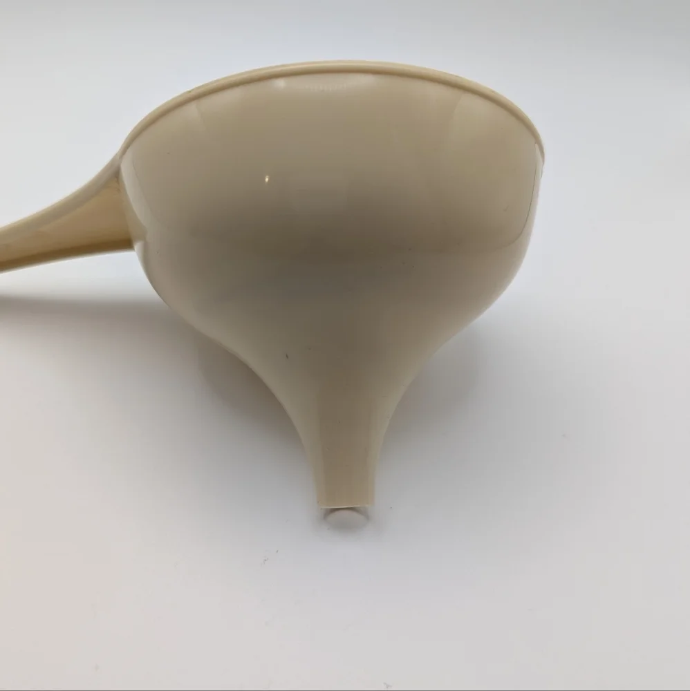 Vintage Foley Plastic Funnel Harvest Almond Beige 4